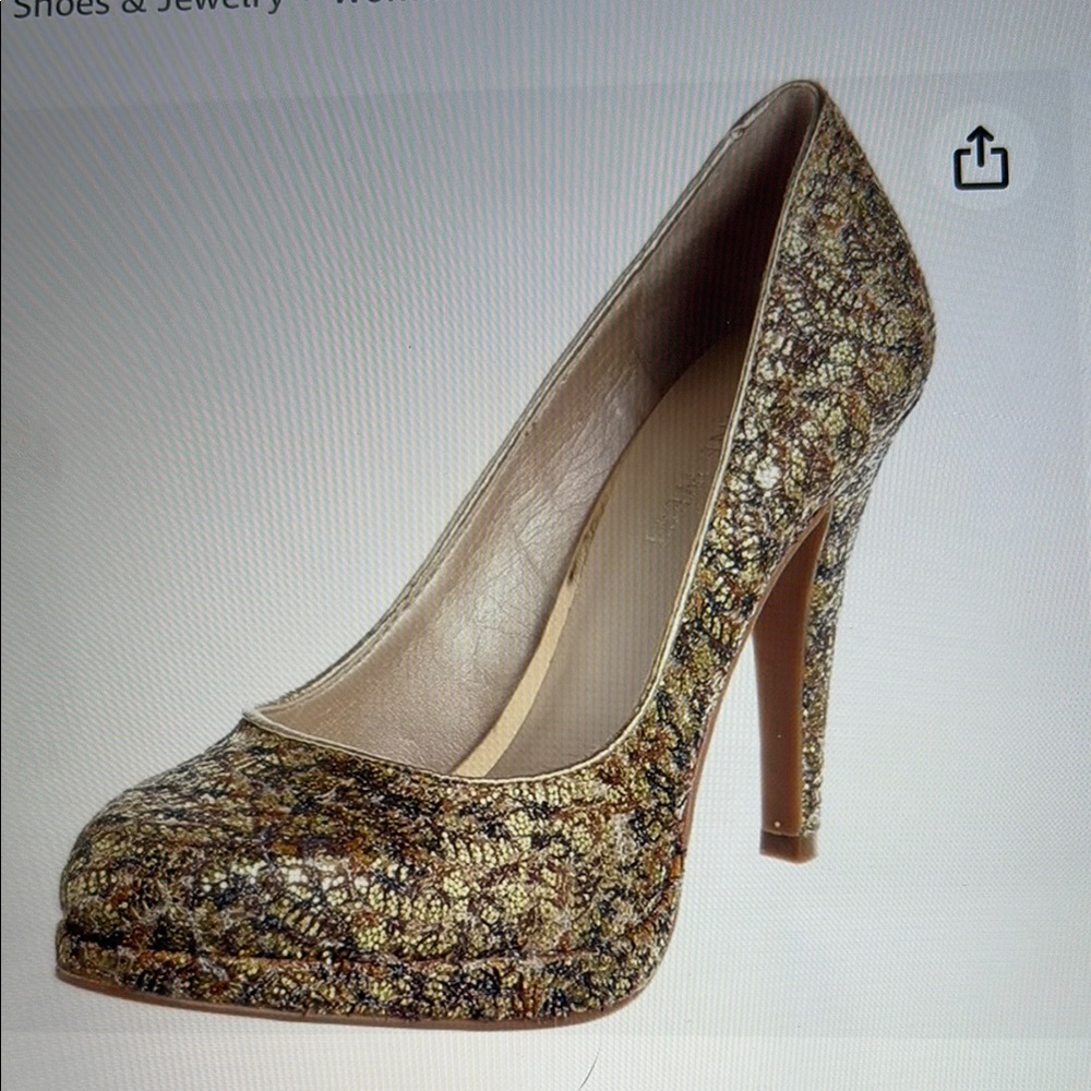 Nine West Rocha Glitter Pump Size 9.5